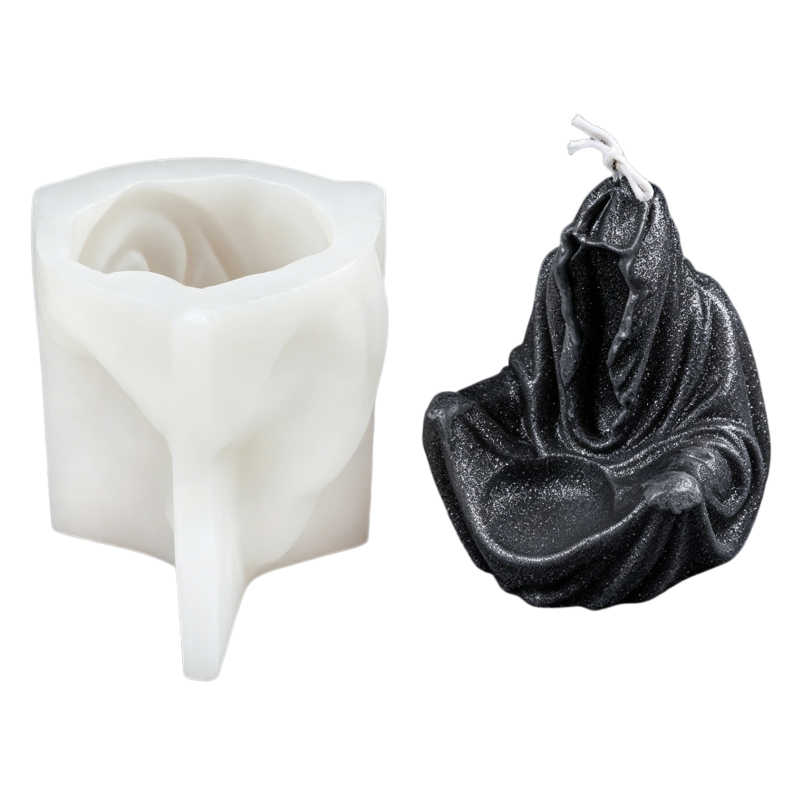 Moule à bougie en silicone fan - Resin Craft Ideas avis et prix